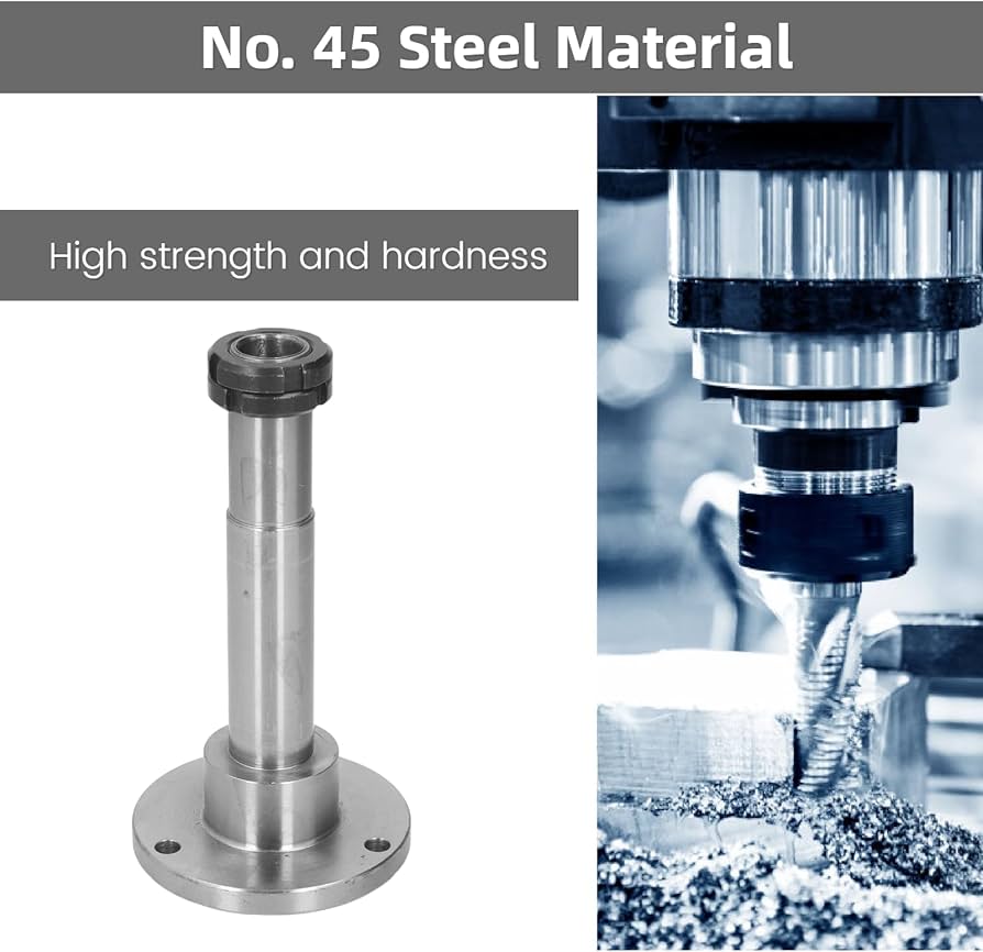 法螺貝　32.７cm Lathe Spindle Assembly, 20mm Hole Diameter 45 Steel Replacement